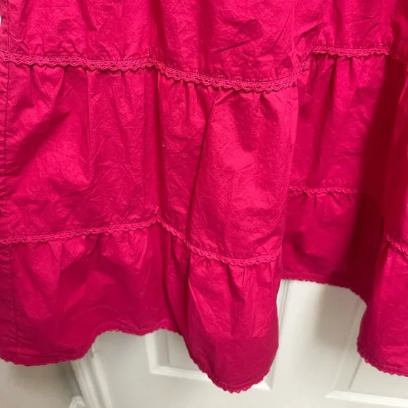 Roller Rabbit Raspberry Pink Tiered Dress - Picture 6 of 10